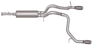 Hummer H3 Performance Exhaust - Dual Split - Gibson - Cat Back - `07-`10