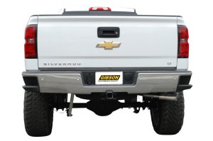Chevrolet Silverado 1500 Performance Exhaust - Rear - Gibson - Cat Back, Single Rear Exit - Aluminized - `15-`18