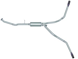 Chevrolet Silverado 1500 Performance Exhaust - Dual - Gibson - Cat-Back Dual Extreme - `99-`05