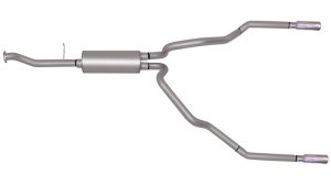 Chevrolet Silverado 1500 Performance Exhaust - Rear - Gibson - Cat-Back Dual Split - `99-`05