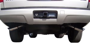Chevrolet Avalanche Performance Exhaust - Rear - Gibson - Cat-Back Dual Extreme - `07-`12