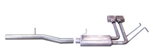 Chevrolet Silverado 1500 Performance Exhaust - Rear - Gibson - Cat Back - Super Truck - `10-`13