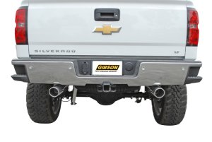 Chevrolet Silverado 1500 Performance Exhaust - Gibson - Cat Back - Dual Split - `15-`18 Chevrolet Silverado 1500 Performance Exhaust - Gibson - Cat Back - Dual Split - `15-`18