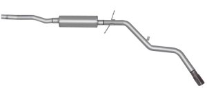 Nissan Frontier Performance Exhaust - Single - Gibson - Cat-Back Single - Stainless - `02-`03
