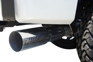 GMC Sierra 2500 HD Performance Exhaust - Single - Gibson - Filter-Back - Stainless - `15-`19
