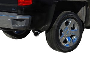 GMC Sierra 1500 Performance Exhaust - Single Rear Exit - Gibson - Cat-Back Single - Stainless - `14-`18