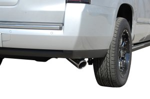 Cadillac Escalade Performance Exhaust - Single Rear Exit - Gibson - Cat Back, Stainless, Superflow Muffler - `15-`19