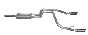 Dodge Nitro Performance Exhaust - Rear - Gibson - Cat-Back Dual Split - `07-`09