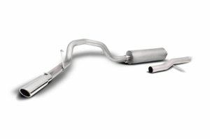 Chevrolet Silverado Performance Exhaust - Single Rear Exit - Gibson - Cat Back - Stainless - `20-`22 Chevrolet Silverado Performance Exhaust - Single Rear Exit - Gibson - Cat Back - Stainless - `20-`22