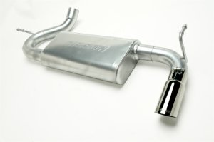 Jeep Wrangler Performance Exhaust - Gibson - Cat Back, Single Rear Exit - Stainless - `07-`17
