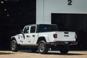 Jeep Gladiator JT Performance Exhaust - Gibson - Cat Back Single Exit - Black Elite - Black - `20-`22