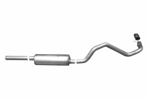 Toyota Tacoma Performance Exhaust - Rear - Gibson - Cat Back - Single with Superflow™ Muffler - Polished Stainless - `98-`00