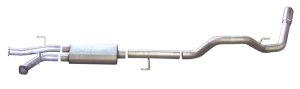 Toyota Tundra Performance Exhaust - Single - Gibson - Cat Back - `07-`13
