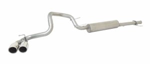 Toyota 4Runner Performance Exhaust - Gibson - Cat Back Dual Sport - Polished Stainless - `04-`22