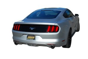 Ford Mustang Performance Exhaust - Dual - Gibson - Cat-Back Dual - Polished Stainless Steel - `15-`19 Ford Mustang Performance Exhaust - Dual - Gibson - Cat-Back Dual - Polished Stainless Steel - `15-`19