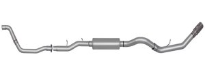 Ford F-250 Super Duty Performance Exhaust - Single - Gibson - Turbo-Back, Stainless, 4in, Baffled/Chambered Muffler - `03-`07
