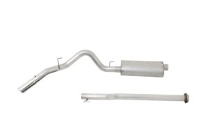 Ford F-150 Performance Exhaust - Single Rear Exit - Gibson - Cat Back - `15-`19