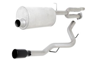 Ford F-150 Raptor Performance Exhaust - Single Rear Exit - Gibson - Cat Back - Black - `17-`19