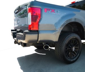 Ford F350 Super Duty Performance Exhaust - Single Rear Exit - Gibson - Cat Back - Stainless - `19-`20