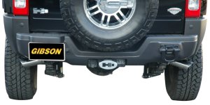 Hummer H3 Performance Exhaust - Rear - Gibson - Cat Back Dual Extreme - Stainless - `08-`10