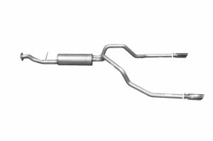 Chevrolet Silverado 1500 Performance Exhaust - Gibson - Cat-Back Dual Split System, Stainless - `99-`05