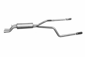 Chevrolet Silverado 2500 HD Performance Exhaust - Gibson - Cat Back Dual Split - `02-`05