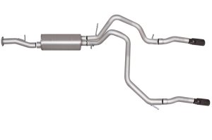 Chevrolet Tahoe Performance Exhaust - Dual Split - Gibson - Cat Back - `07-`09 Chevrolet Tahoe Performance Exhaust - Dual Split - Gibson - Cat Back - `07-`09