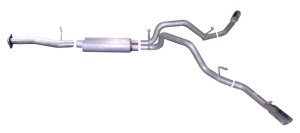 Chevrolet Silverado 1500 Performance Exhaust - Rear - Gibson - Cat-Back Dual Extreme - Stainless - `07-`09
