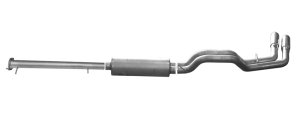 GMC Sierra 2500 HD Performance Exhaust - Rear - Gibson - Cat-Back Dual Sport - Stainless - `15-`19