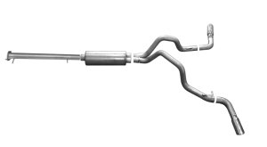 GMC Sierra 2500 HD Performance Exhaust - Gibson - Dual Extreme Cat-Back - Stainless - `15-`19