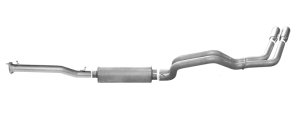 GMC Sierra 2500 HD Performance Exhaust - Rear - Gibson - Cat-Back Dual Sport - Polished Stainless - `15-`19