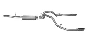 GMC Sierra 1500 Performance Exhaust - Gibson - Cat Back, Dual Split - `10-`13