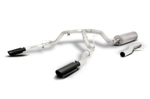 Chevrolet Tahoe Performance Exhaust - Rear - Gibson - Black Elite Cat-Back Dual Split - Black - `21-`22 Chevrolet Tahoe Performance Exhaust - Rear - Gibson - Black Elite Cat-Back Dual Split - Black - `21-`22
