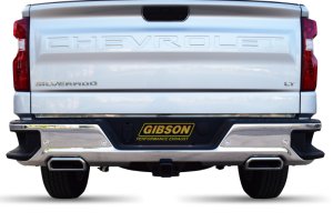 GMC Sierra 1500 Denali Performance Exhaust - Gibson - Cat Back Dual Split - Stainless - `19-`22