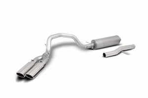 GMC Yukon XL 1500 Performance Exhaust - Rear - Gibson - Cat Back Dual Sport - Polished Stainless Steel - `21-`22