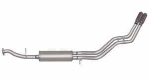 Chevrolet Silverado 1500 Performance Exhaust - Rear - Gibson - Cat-Back Dual Sport - Polished Stainless - `99-`01