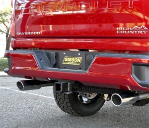 Chevrolet Silverado Performance Exhaust - Dual Split - Gibson - Cat Back - `20-`22 Chevrolet Silverado Performance Exhaust - Dual Split - Gibson - Cat Back - `20-`22