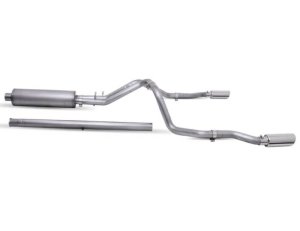 GMC Sierra Performance Exhaust - Dual Split - Gibson - Cat Back - `20-`22