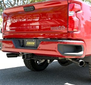 Chevrolet Silverado 2500HD Performance Exhaust - Gibson - Dual Extreme Cat Back - Black - `20-`21 Chevrolet Silverado 2500HD Performance Exhaust - Gibson - Dual Extreme Cat Back - Black - `20-`21
