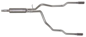 Dodge Ram 1500 Performance Exhaust - Dual Split - Gibson - Cat Back - Stainless - `98-`01
