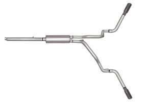 Dodge Dakota Performance Exhaust - Gibson - Cat-Back Dual Extreme - Stainless - `05-`07
