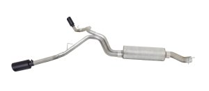 Dodge Ram 2500 Performance Exhaust - Gibson - Cat-Back Dual Extreme, Black Elite - Black - `14-`17