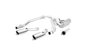 Ram 1500 Performance Exhaust - Rear - Gibson - Cat Back Dual Sport - Polished - `25-`27