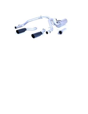Dodge Ram 1500 Performance Exhaust - Gibson - Dual Split Cat Back - Black - `25-`27