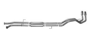 Toyota Tundra Performance Exhaust - Dual Sport - Gibson - Cat-Back Dual Sport - Stainless - `07-`19