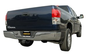 Toyota Tundra Performance Exhaust - Rear - Gibson - Cat-Back Dual Sport - Stainless - `14-`19 Toyota Tundra Performance Exhaust - Rear - Gibson - Cat-Back Dual Sport - Stainless - `14-`19