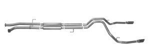 Toyota Tundra Performance Exhaust - Gibson - Cat Back, Dual Split - Stainless - `07-`19