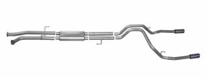 Toyota Tundra Performance Exhaust - Dual Split Rear - Gibson - Black Elite Cat-Back - Black - `08-`13