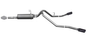 Toyota Tundra Performance Exhaust - Rear - Gibson - Cat-Back, Dual Extreme, Black Elite - Black - `03-`06