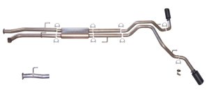 Toyota Tundra Performance Exhaust - Gibson - Cat-Back Dual Extreme - Black - `07-`09